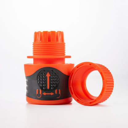 Premium Garden Hose Green with Orange Lock Connectors