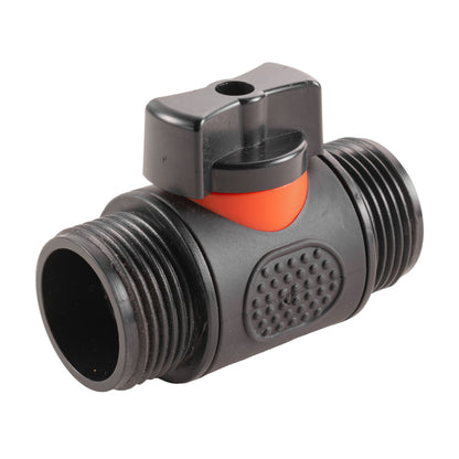 IBC 2” S60X6 Cap with In-Line BSPM Valve and 13mm Brass Barb
