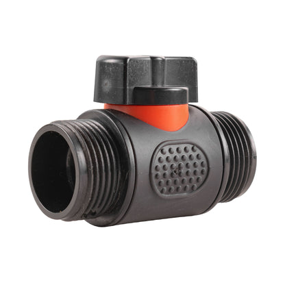 IBC 2” S60X6 Cap with In-Line BSPM Valve and ¾” BSPF Female Hose Connector Lime