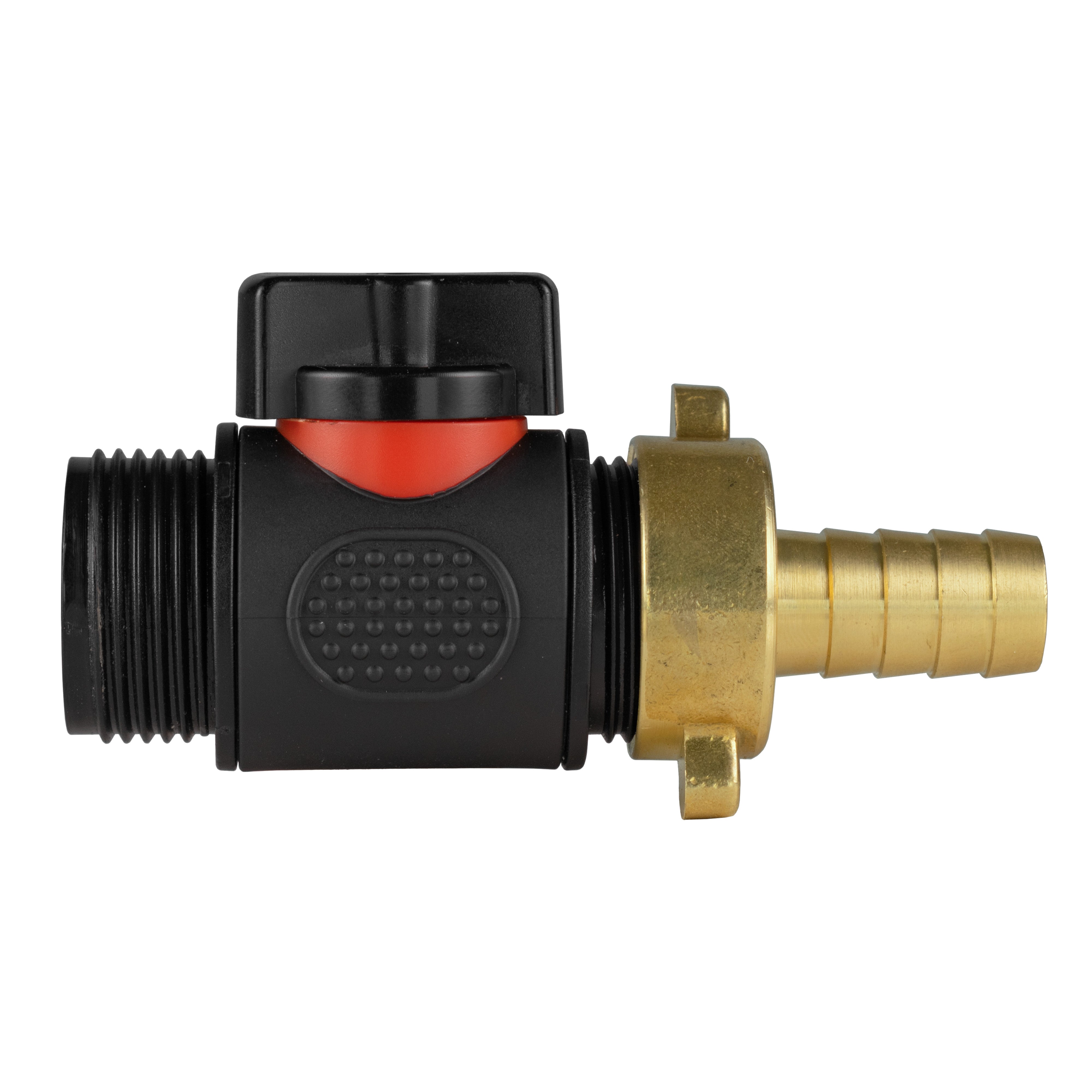 13mm Brass Barb with In-Line BSPM Threaded Valve – TurfStore