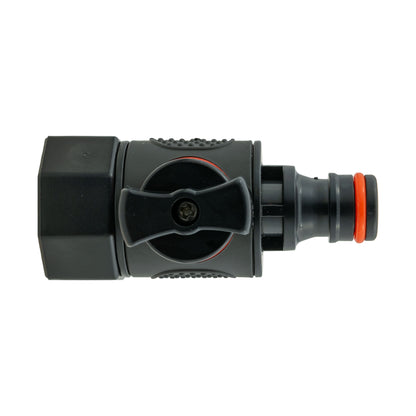 25mm Brass Barb with BSPF-Quick Connect Valve & Hose Connector Lock