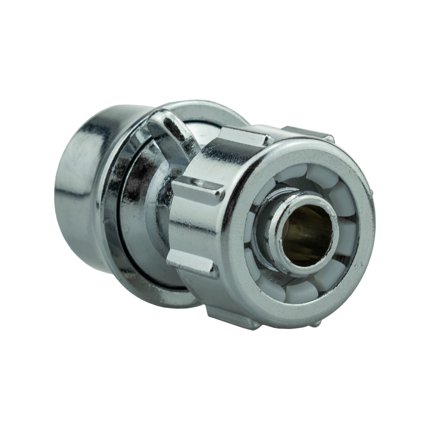 IBC 2” S60X6 Cap with Lever Valve, Click Lock and Hose Connector Zinc