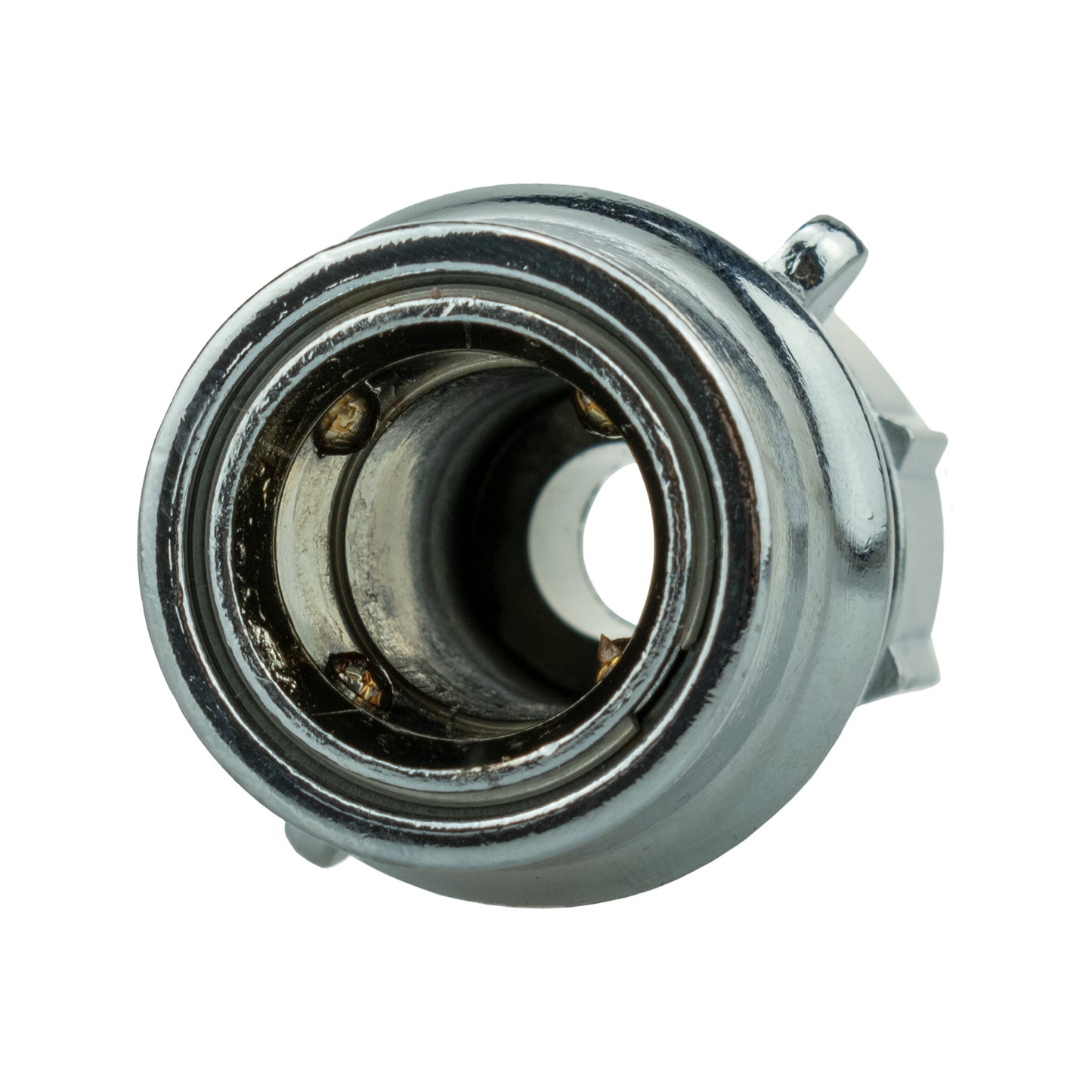 IBC 2” S60X6 Cap with Lever Valve, Click Lock and Hose Connector Zinc
