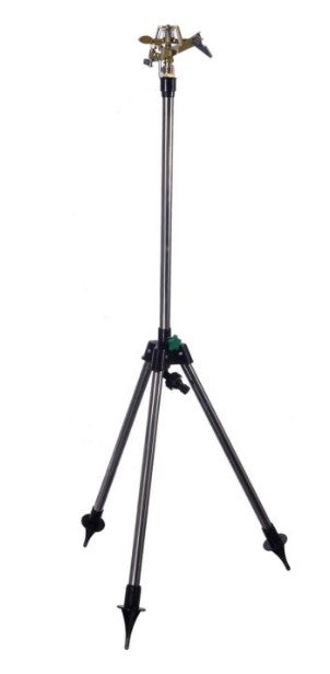 HydroSure Telescopic Tripod with Part and Full Circle Impulse Sprinkler