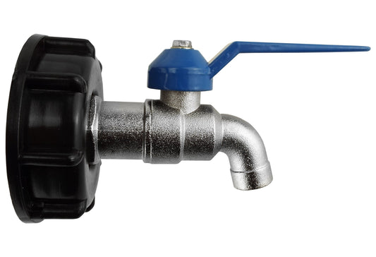 IBC 2” S60X6 Cap with Basic Garden Tap ½” BSP