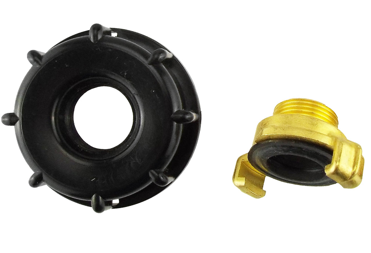 IBC 2” S60X6 Cap with ¾” BSP Geka Type Fitting