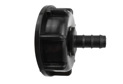 IBC 2” S60X6 Cap with Straight 16mm Barb