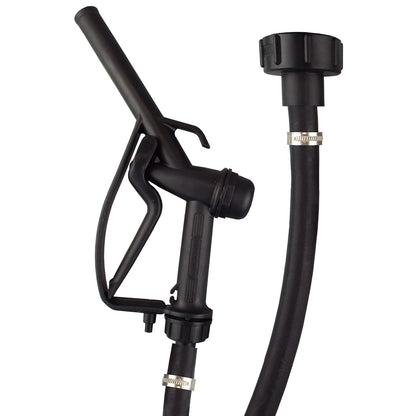 Fuel Gun with 1" Rubber Hose & Tank Adaptor Set