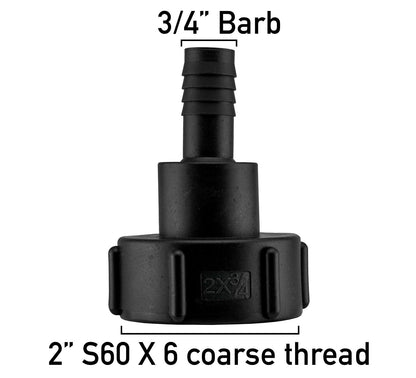Fuel Gun with ¾” Hose & Tank Adaptor Set