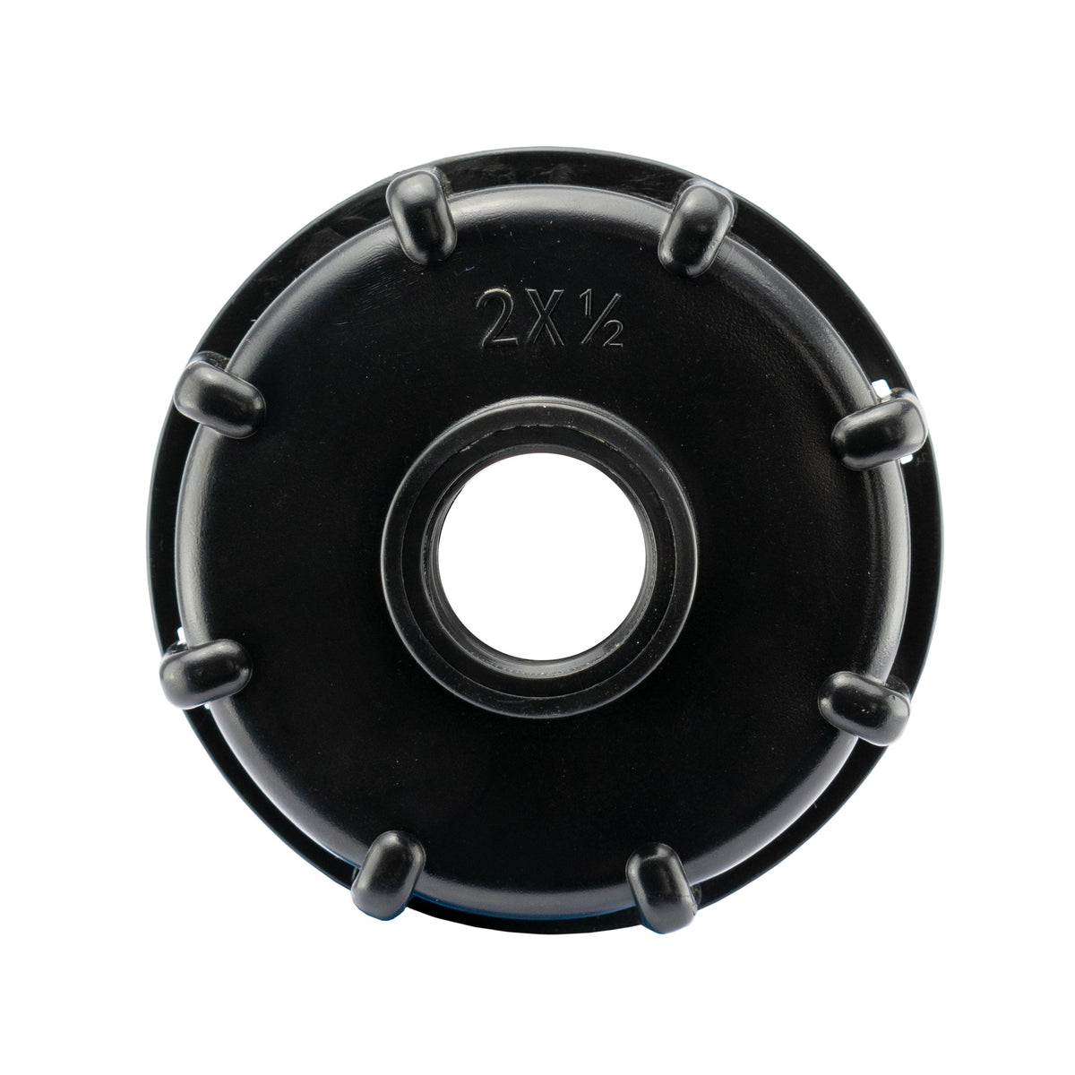 IBC 2” S60X6 Cap with Brass Bib Quick Connect Tap and Hose Connector