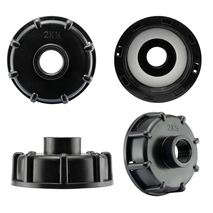 End Cap for IBC Tank with Built-in 1/2" BSPF Thread