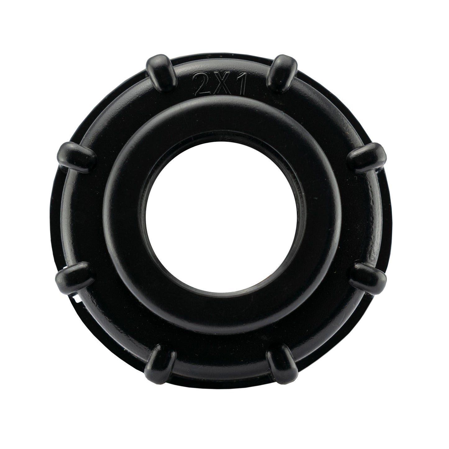 IBC 2” S60X6 Cap with Large Plastic Valve and MDPE Tee 25mm