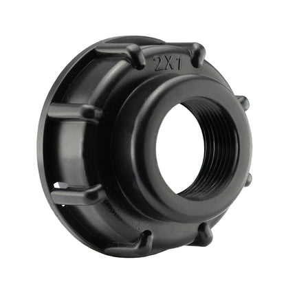 IBC 2” S60X6 Cap with Lever Valve and 25mm Brass Barb