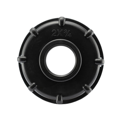 IBC 2” S60X6 Cap with Quick Connect Lever Tap ¾” BSP