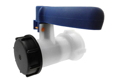 IBC 2” S60X6 Valve with IBC S60X6 – 1.5” Camlock Fitting and 1.5” Type C Camlock