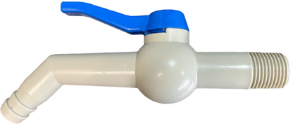 PP TAP 45 DEGREE WITH 1/2"BSPM INLET  170mm