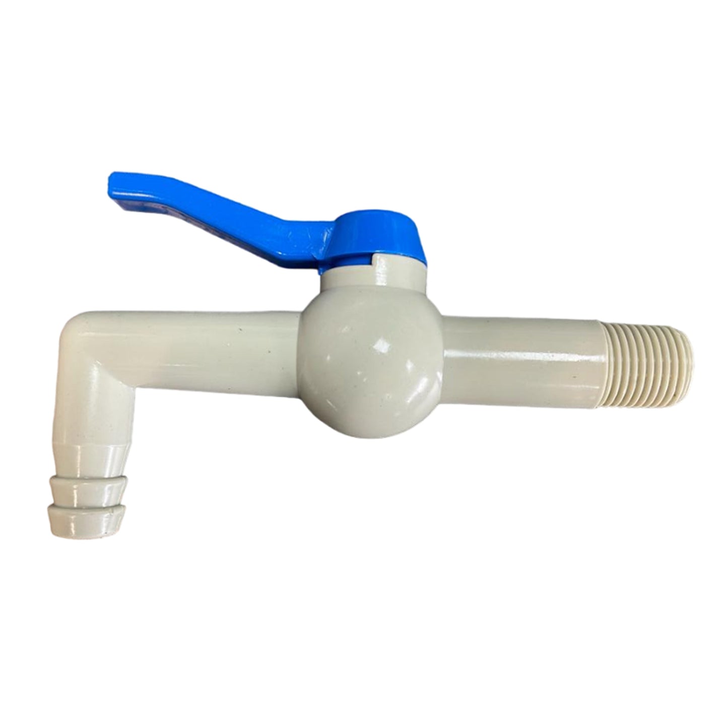 PP TAP 90 DEGREE WITH 1/2"BSPM INLET  150mm