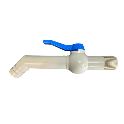 PP TAP 45 DEGREE WITH 3/4"BSPM INLET  190mm