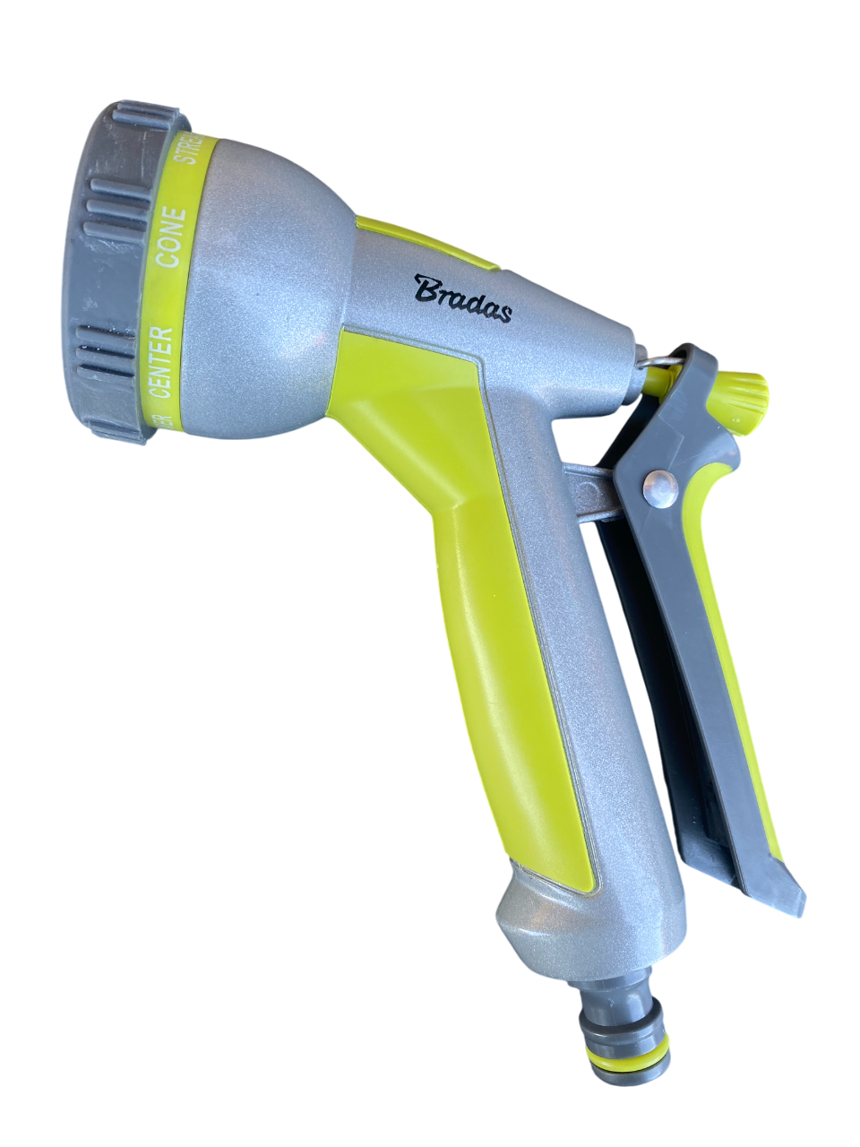 Hose Gun Water Sprayer 8-Function Metal, Lime