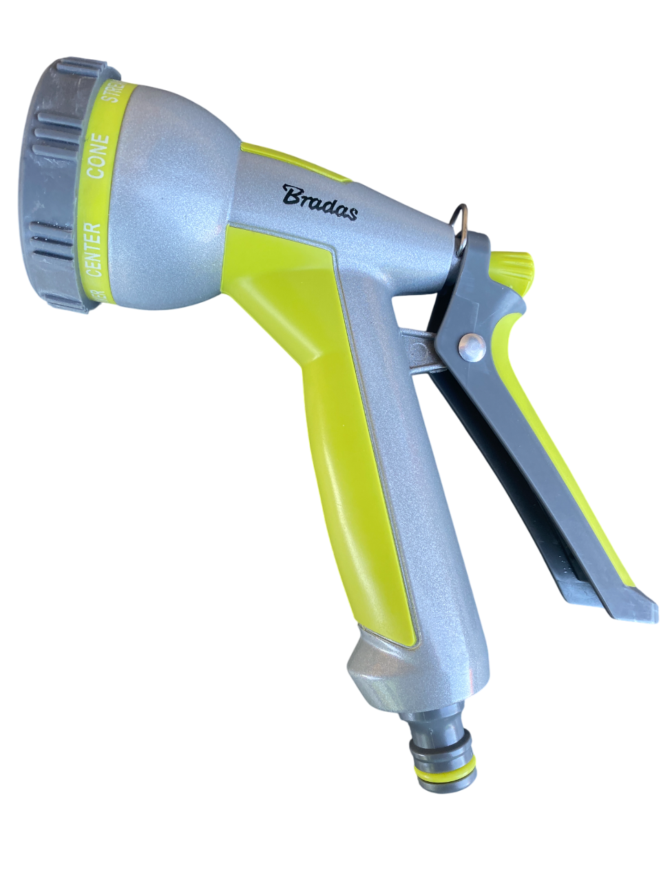 Hose Gun Water Sprayer 8-Function Metal, Lime