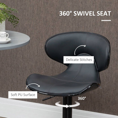 Adjustable Swivel Bar Stools Set of 2