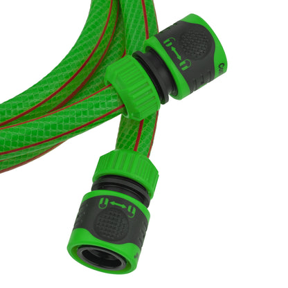 Premium Garden Hose Green with Green Lock Connectors
