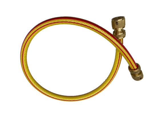 Premium Garden Hose Yellow with Brass Hose Connectors