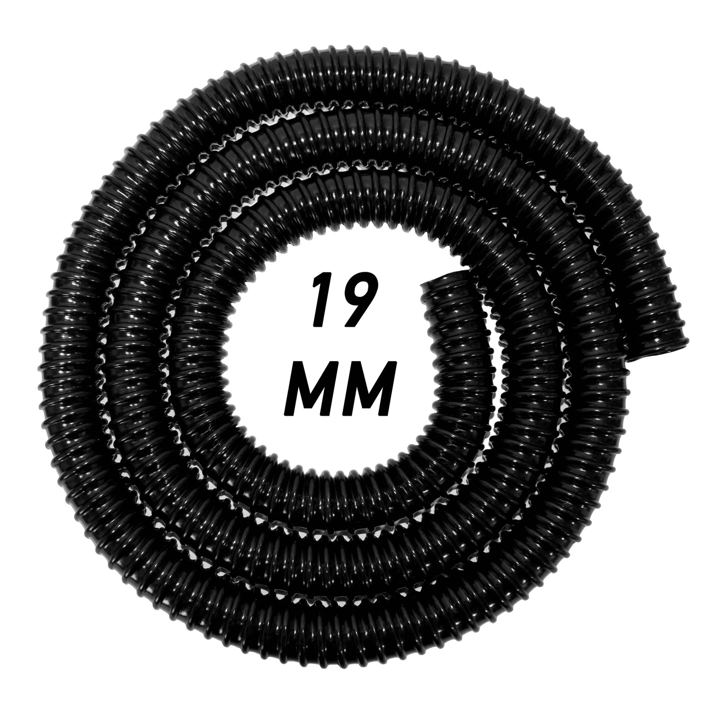 Corrugated Pipe 3/4" (19mm) with 2 x Double Wire Clips Set