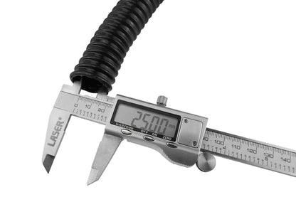 Corrugated Pipe 1" (25mm) with 2 x Double Wire Clips Set