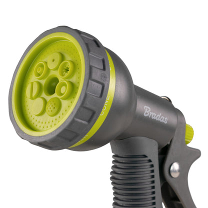 Hose Gun Water Sprayer 7-Pattern Multi-Function, Lime