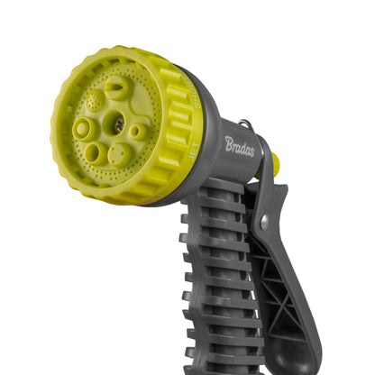 Hose Gun Water Sprayer 7-Pattern Adjustable, Lime