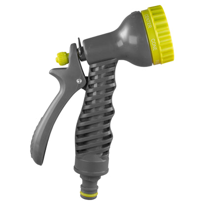 Hose Gun Water Sprayer 7-Pattern Adjustable, Lime