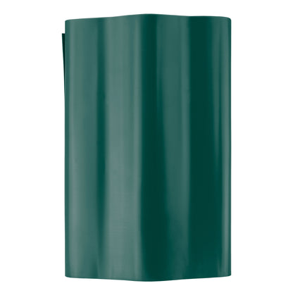 Wavy Plastic Garden Lawn Edging, H=25CM, L=9M, Green