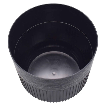 Luca Pot without Hole 160mm Deep Black
