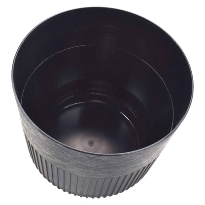 Luca Pot without Hole 160mm Deep Black