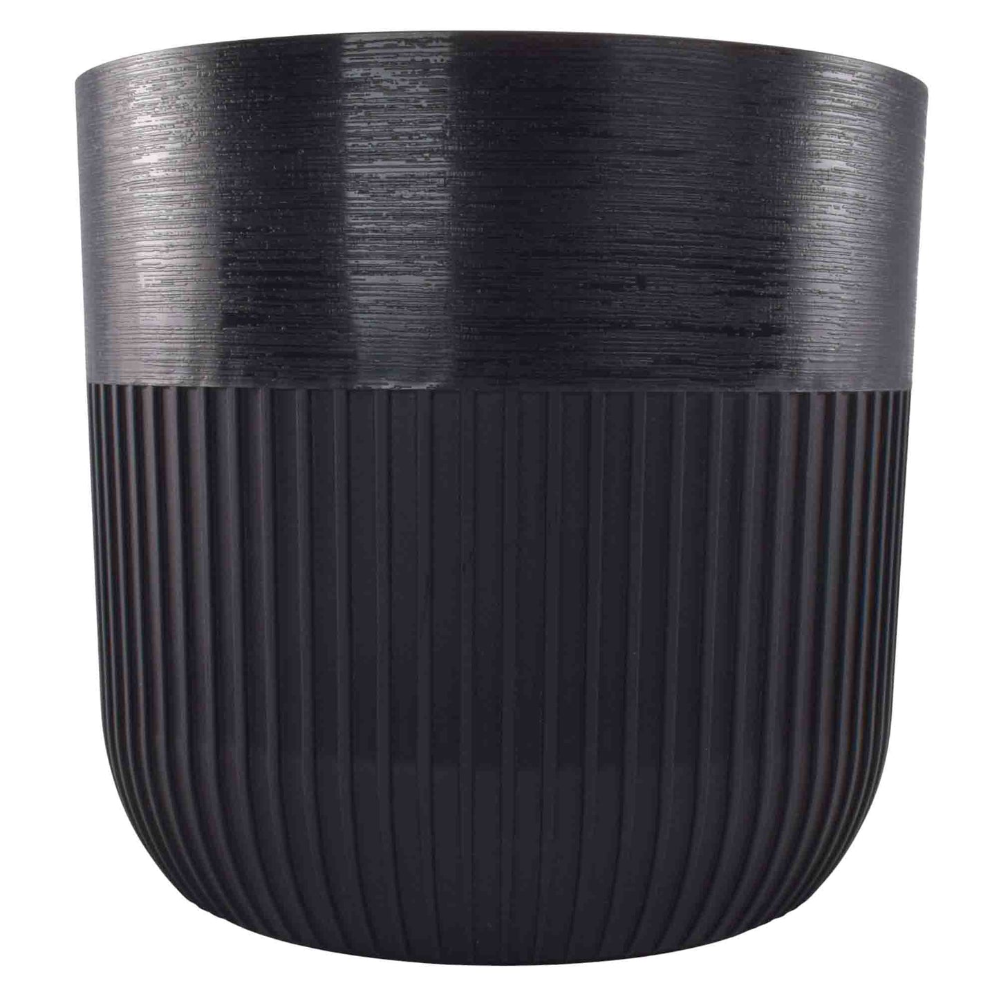Luca Pot without Hole 190mm Deep Black