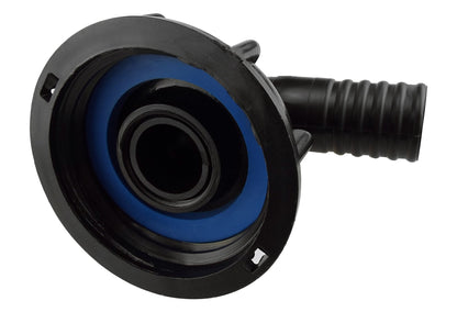 IBC 2” S60X6 Cap with Pond Elbow 20mm Barb