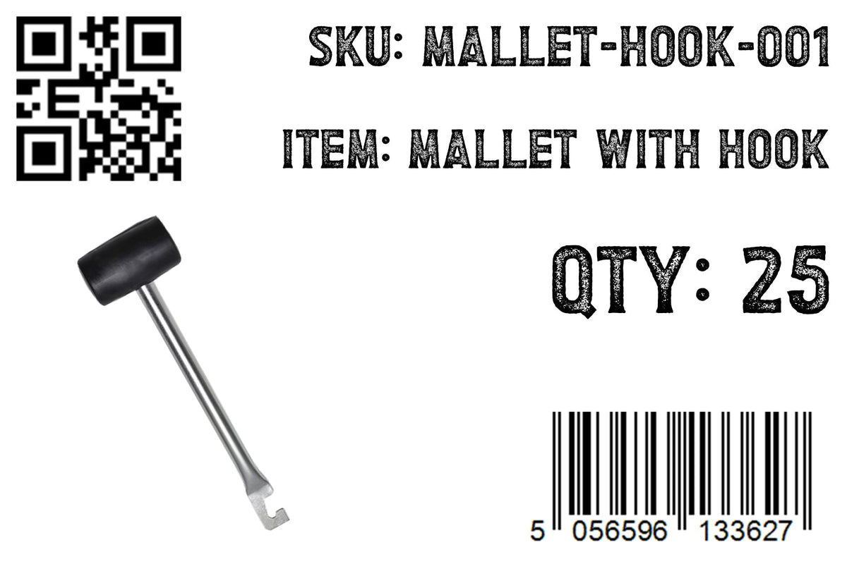 Rubber Mallet with Hook