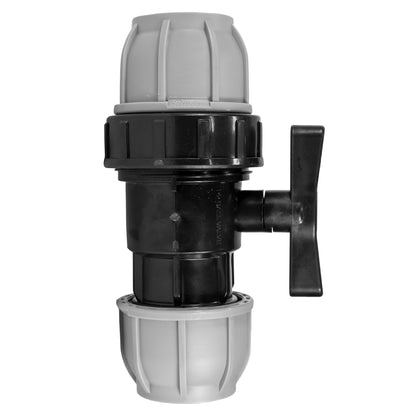 Wall Flange Kit 32mm MDPE + 32mm MDPE Valve + 3/4" Camlock Type B+E