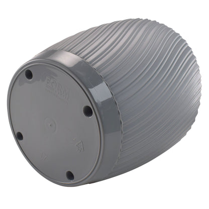 Mika Pot with Saucer 170mm Platinum