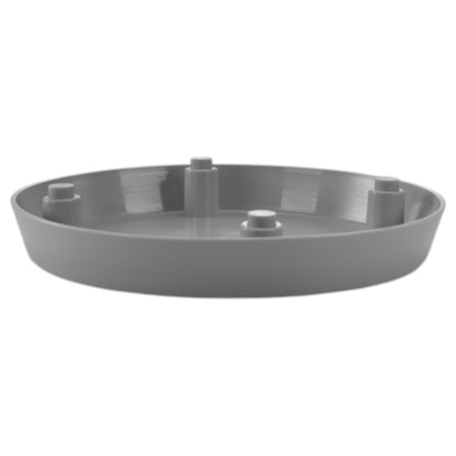 Mika Pot with Saucer 170mm Platinum