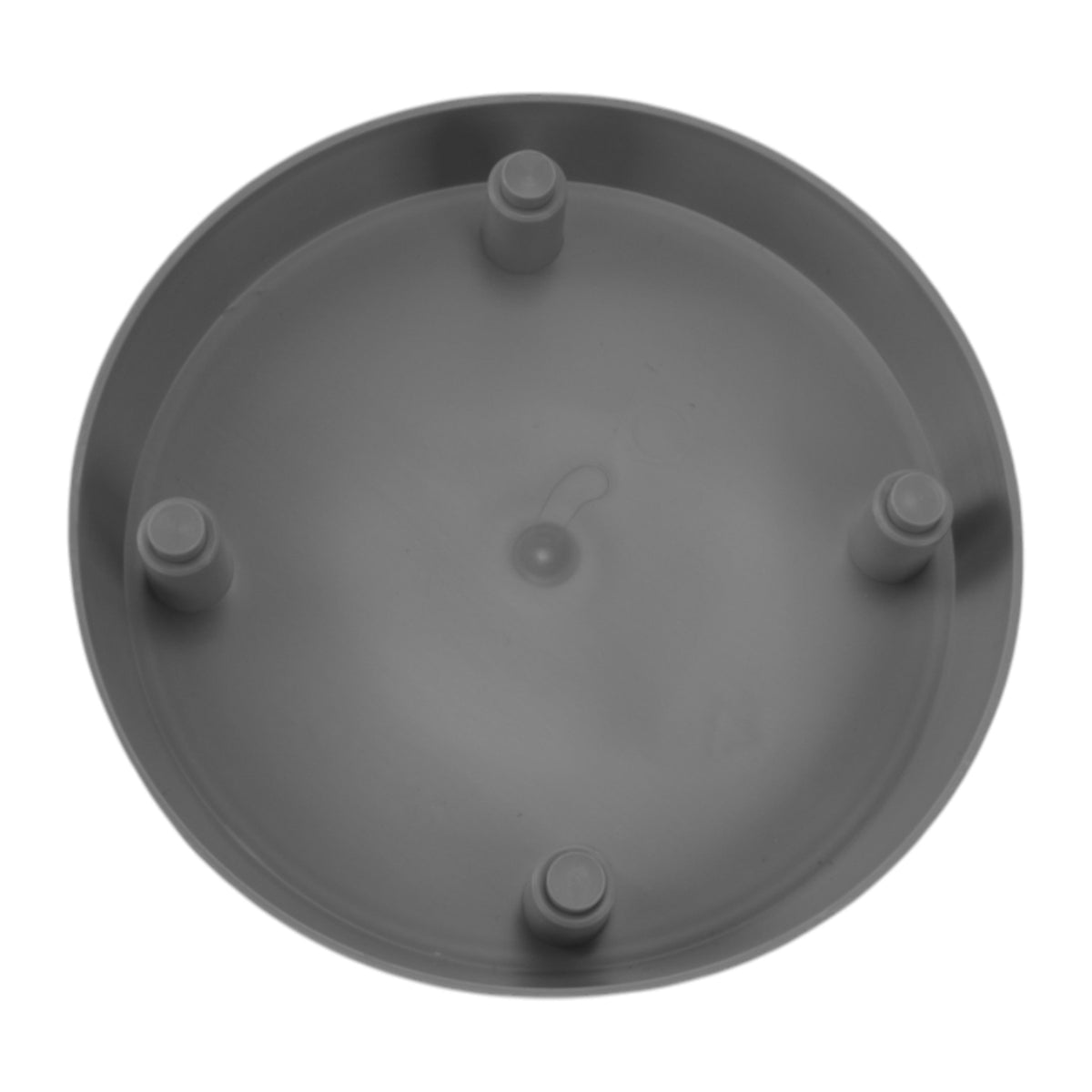 Mika Pot with Saucer 170mm Platinum