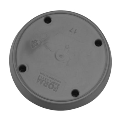 Mika Pot with Saucer 170mm Platinum