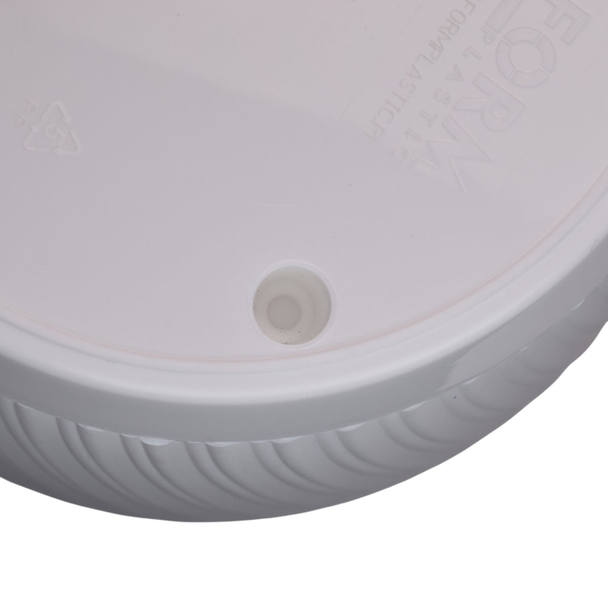 Mika Pot with Saucer 150mm White