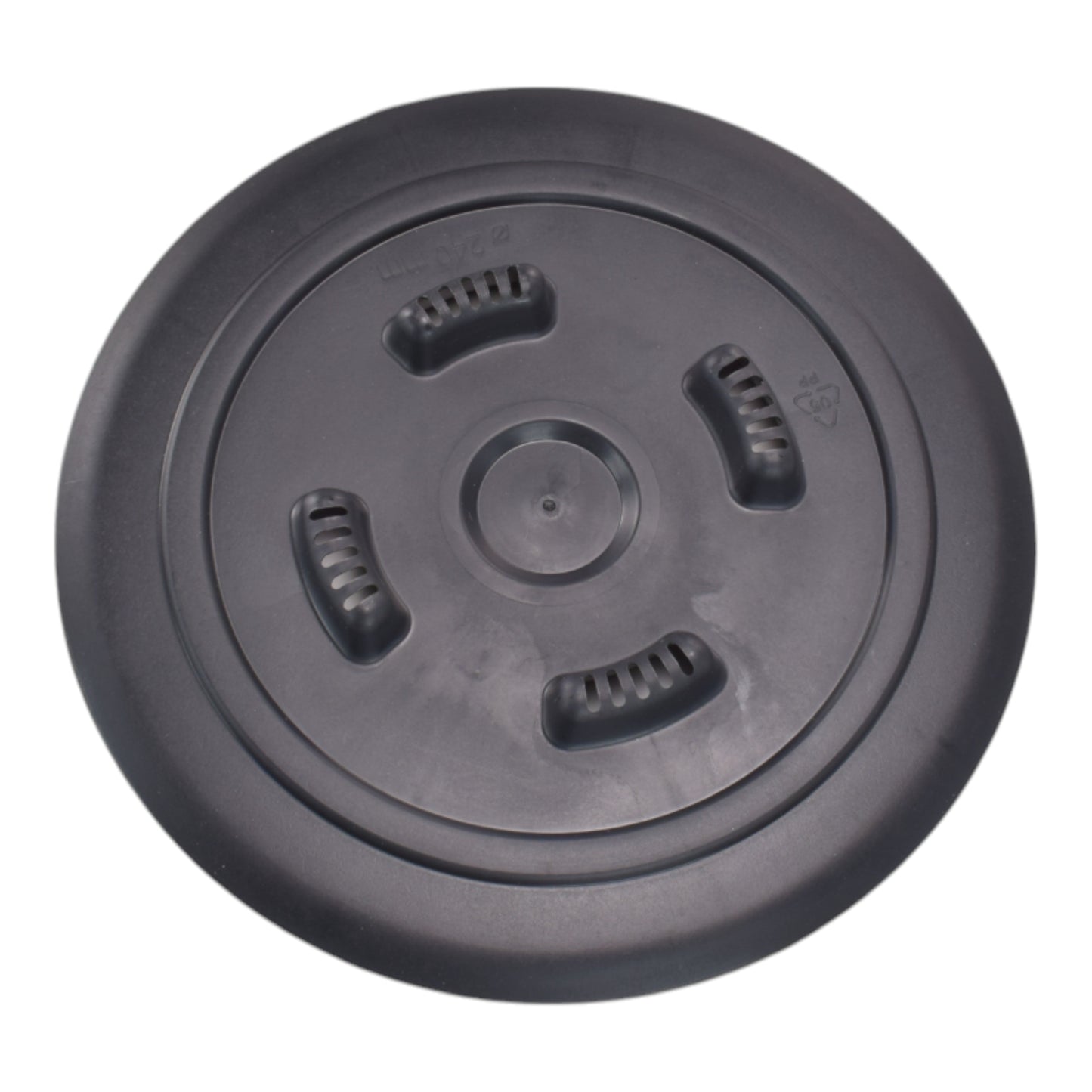 Mira Bowl Pot, Insert and Hole with Plug 300mm Gray