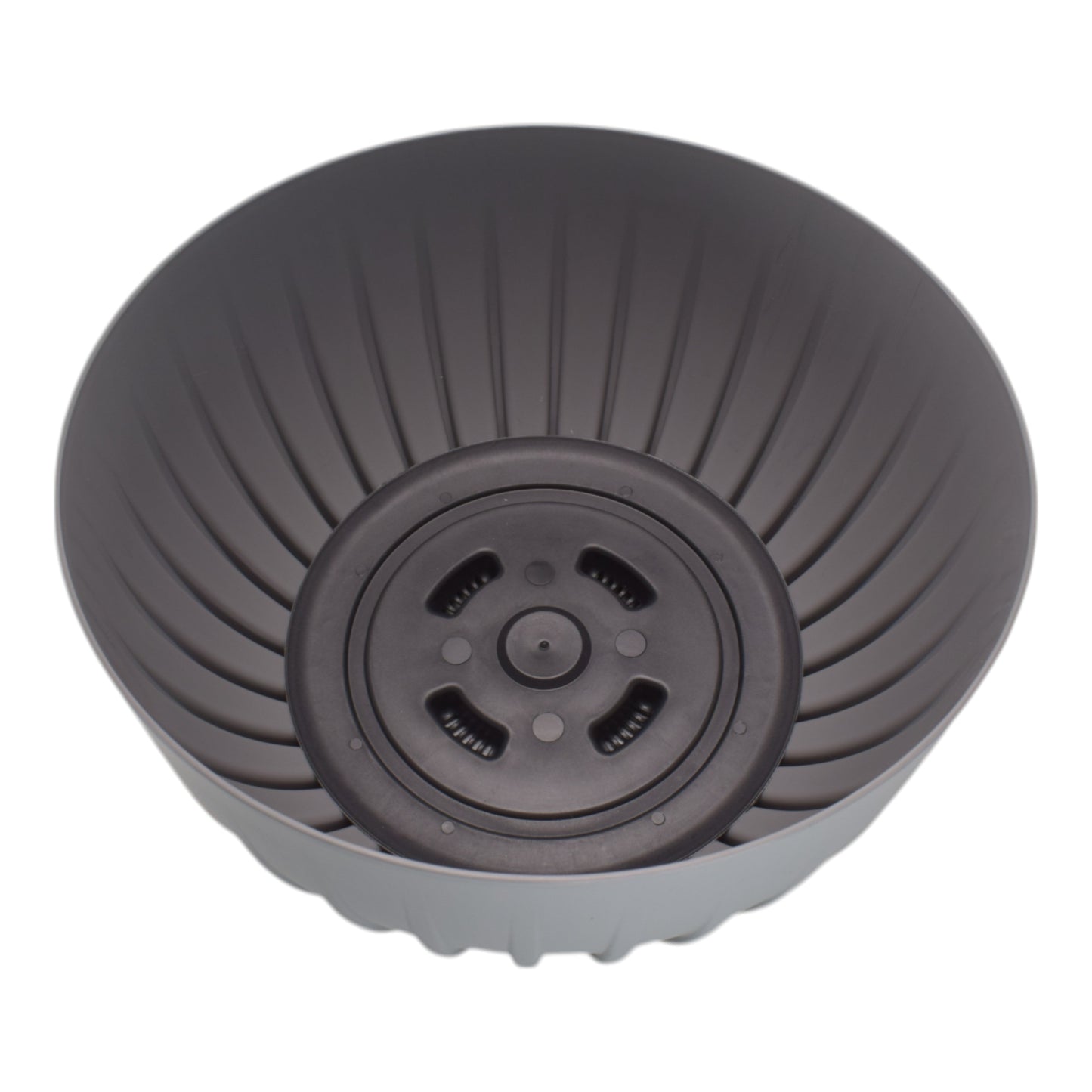 Mira Bowl Pot, Insert and Hole with Plug 300mm Gray
