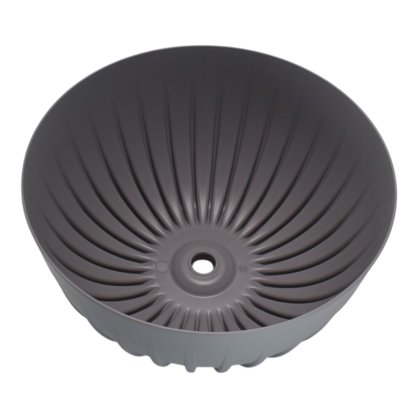 Mira Bowl Pot, Insert and Hole with Plug 300mm Gray