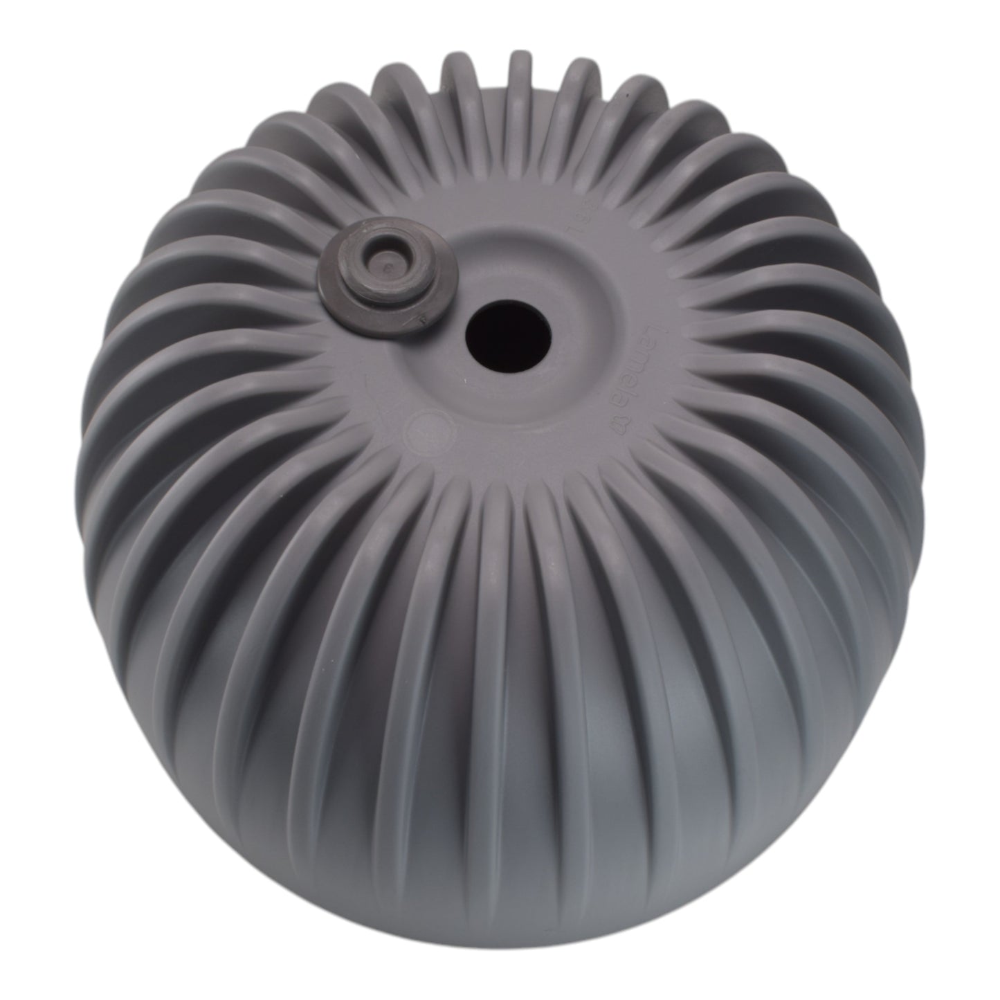 Mira Bowl Pot, Insert and Hole with Plug 300mm Gray