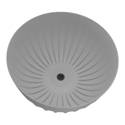 Mira Bowl Pot, Insert and Hole With Plug 240mm White