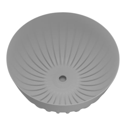 Mira Bowl Pot, Insert and Hole with Plug 300mm White